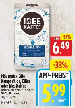 NP Discount Mövenpick Edle Komposition oder Idee Kaffee Angebot
