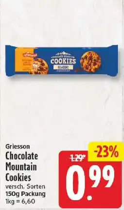 NP Discount Griesson Chocolate Mountain Cookies Angebot