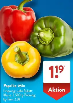 Aldi Süd Paprika-Mix Angebot