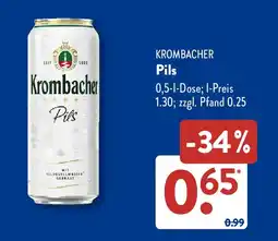 Aldi Süd Krombacher Pils Angebot