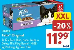 Aldi Süd Purina Felix Original Angebot