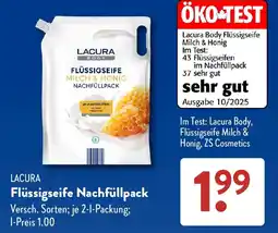 Aldi Süd Lacura Flüssigseife Nachfüllpack Angebot