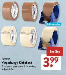 Aldi Süd EXPERTIZ Verpackungs-Klebeband Angebot