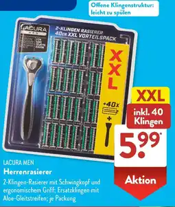 Aldi Süd LACURA MEN Herrenrasierer Angebot
