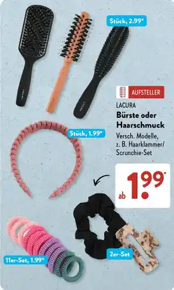 Aldi Süd LACURA Bürste oder Haarschmuck Angebot