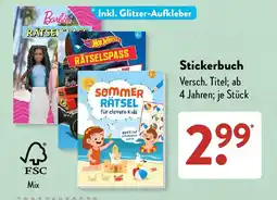 Aldi Süd Stickerbuch Angebot