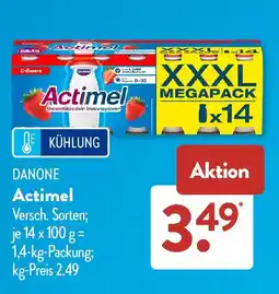 Aldi Süd DANONE Actimel Angebot