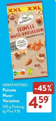 Aldi Süd FARMER NATURALS Feinste Nuss- Variation Angebot