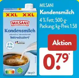 Aldi Süd Milsani Kondensmilch Angebot