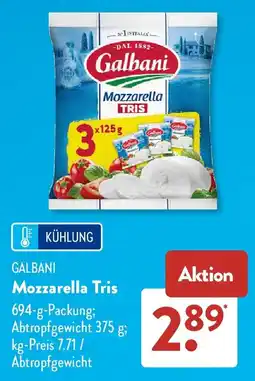 Aldi Süd Galbani Mozzarella Tris Angebot