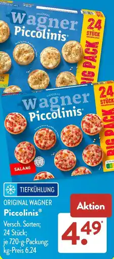 Aldi Süd ORIGINAL WAGNER Piccolinis Angebot