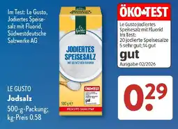 Aldi Süd Le Gusto Jodsalz Angebot