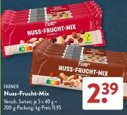 Aldi Süd Farmer Nuss-Frucht-Mix Angebot