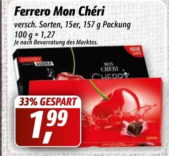 Simmel Ferrero Mon Chéri Angebot