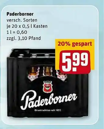 REWE Paderborner Angebot