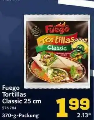 Selgros Fuego Tortillas Classic 25 Cm Angebot