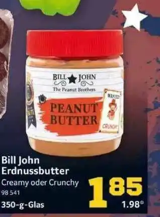 Selgros Bill John Erdnussbutter Angebot