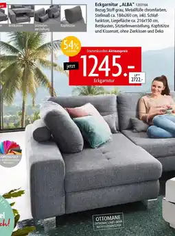 Zurbrüggen Eckgarnitur ,,ALBA" Angebot