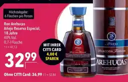 CITTI Markt Ron Arehucas Añejo Reserva Especial Angebot