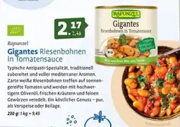 Ebl Naturkost Rapunzel Gigantes Riesenbohnen in Tomatensauce Angebot