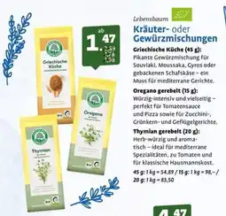 Ebl Naturkost Lebensbaum Kräuter- oder Gewürzmischungen Angebot