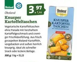 Ebl Naturkost Ökoland Knusper Kartoffeltaschen Angebot