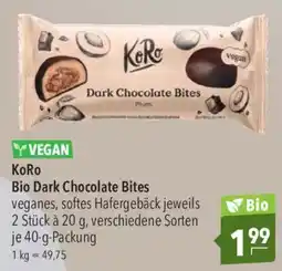 CITTI Markt KoRo Bio Dark Chocolate Bites Angebot
