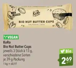 CITTI Markt KoRo Bio Nut Butter Cups Angebot