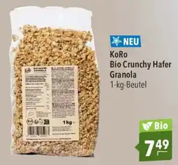 CITTI Markt KoRo Bio Crunchy Hafer Granola Angebot