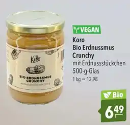 CITTI Markt Koro Bio Erdnussmus Crunchy Angebot