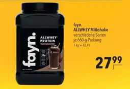 CITTI Markt fayn. ALLWHEY Protein Angebot