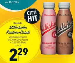 CITTI Markt Barebells Milkshake Protein-Drink Angebot