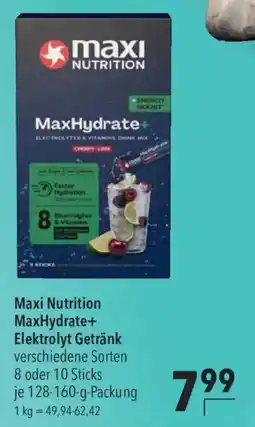 CITTI Markt Maxi Nutrition MaxHydrate+ Elektrolyt Getränk Angebot
