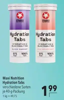 CITTI Markt Maxi Nutrition Hydration Tabs Angebot