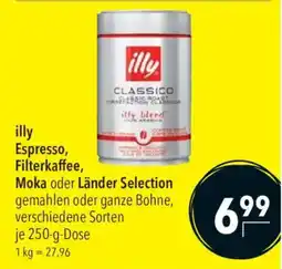 CITTI Markt illy Espresso, Filterkaffee, Moka oder Länder Selection Angebot