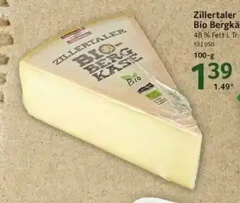 Selgros Zillertaler Bio Bergkäse Angebot