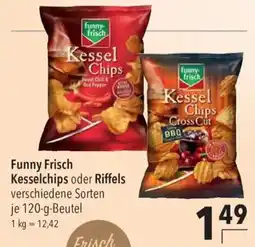 CITTI Markt Funny Frisch Kesselchips oder Riffels Angebot