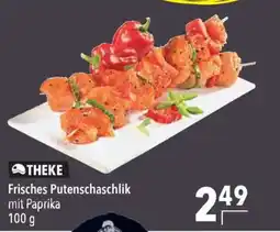 CITTI Markt THEKE Frisches Putenschaschlik mit Paprika Angebot