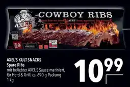 CITTI Markt AXEL'S KULT SNACKS Spare Ribs Angebot