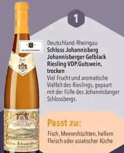 CITTI Markt Schloss Johannisberg Johannisberger Gelblack Riesling VDP.Gutswein, trocken Angebot