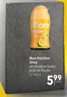 CITTI Markt More Nutrition Zerup Angebot