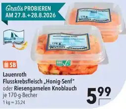 CITTI Markt Flusskrebsfleisch "Honig-Senf" oder Riesengarnelen Knoblauch Angebot