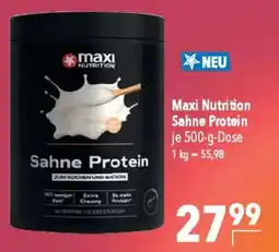 CITTI Markt Maxi Nutrition Sahne Protein Angebot