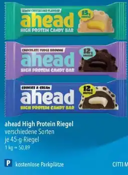 CITTI Markt ahead High Protein Riegel Angebot