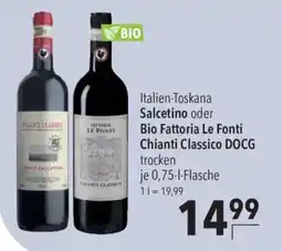 CITTI Markt Sal cetino oder Bio Fattoria Le Fonti Chianti Classico DOCG Angebot