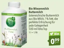 CITTI Markt Bio Wiesenmilch Buttermilch Angebot
