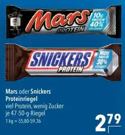 CITTI Markt Mars oder Snickers Proteinriegel Angebot