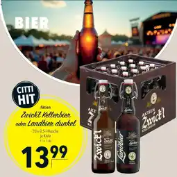 CITTI Markt Zwickl Kellerbier oder Landbier dunkel Angebot