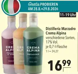 CITTI Markt Distilleria Marzadro Crema Alpina Angebot