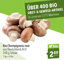 CITTI Markt Bio Champignons rosé Angebot